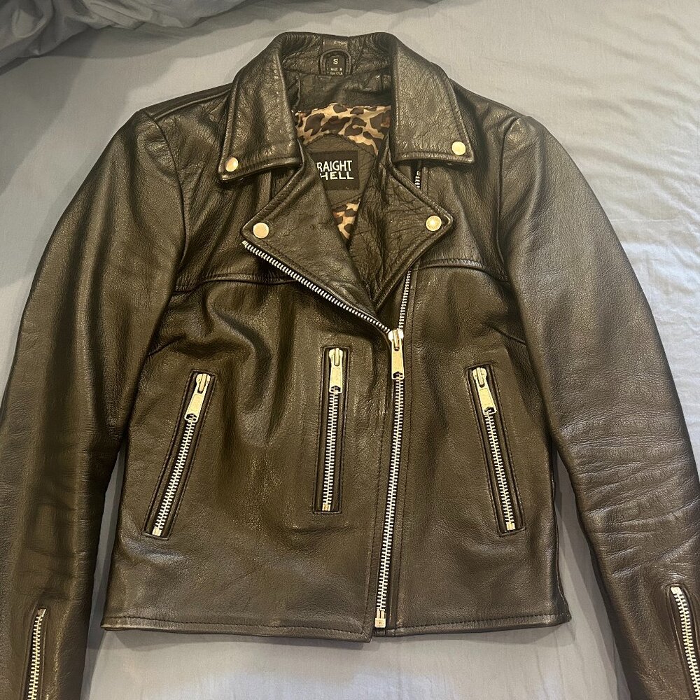 Straight To Hell Women's Leather Jacket (Small)